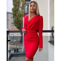 SUKIENKA CAROLINE-CZERWONA