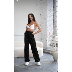 SPODNIE ELEGANT CZARNE