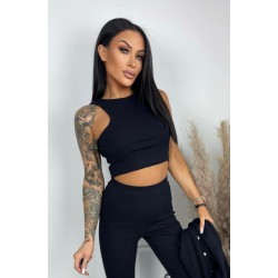 KOMPLET 3w1 TOP,LEGINSY,BLUZA