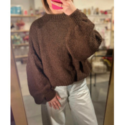 SWETER Z OZDOBNYMI RĘKAWAMI