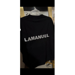 T-SHIRT LAMANUEL  CZARNY