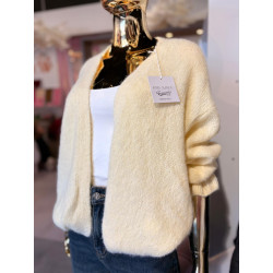 KARDIGAN WIOSENNY ŻÓŁTY