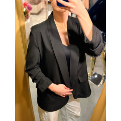 MARYNARKA RĘKAW 3/4 CZARNA