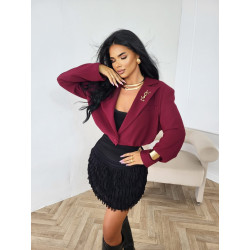 MARYNARKA KRÓTKA ZE SPINKĄ