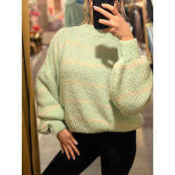 SWETEREK W PASKI MIĘTA