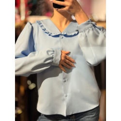 KOSZULA PASTELA BŁĘKIT