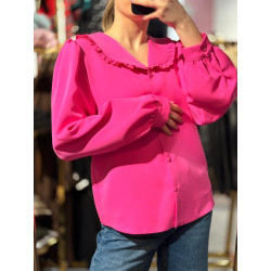 KOSZULA PASTELA MOCNY RÓŻ