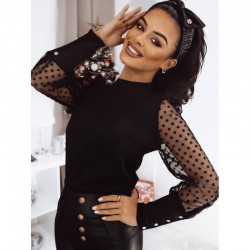 BLUZKA Z OZDOBNYMI...