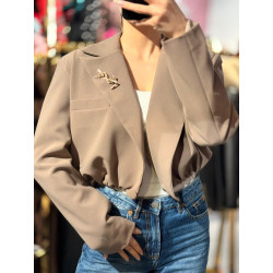 MARYNARKA KRÓTKA BRĄZ