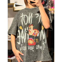 T-SHIRT OVERSIZE MYSZKA